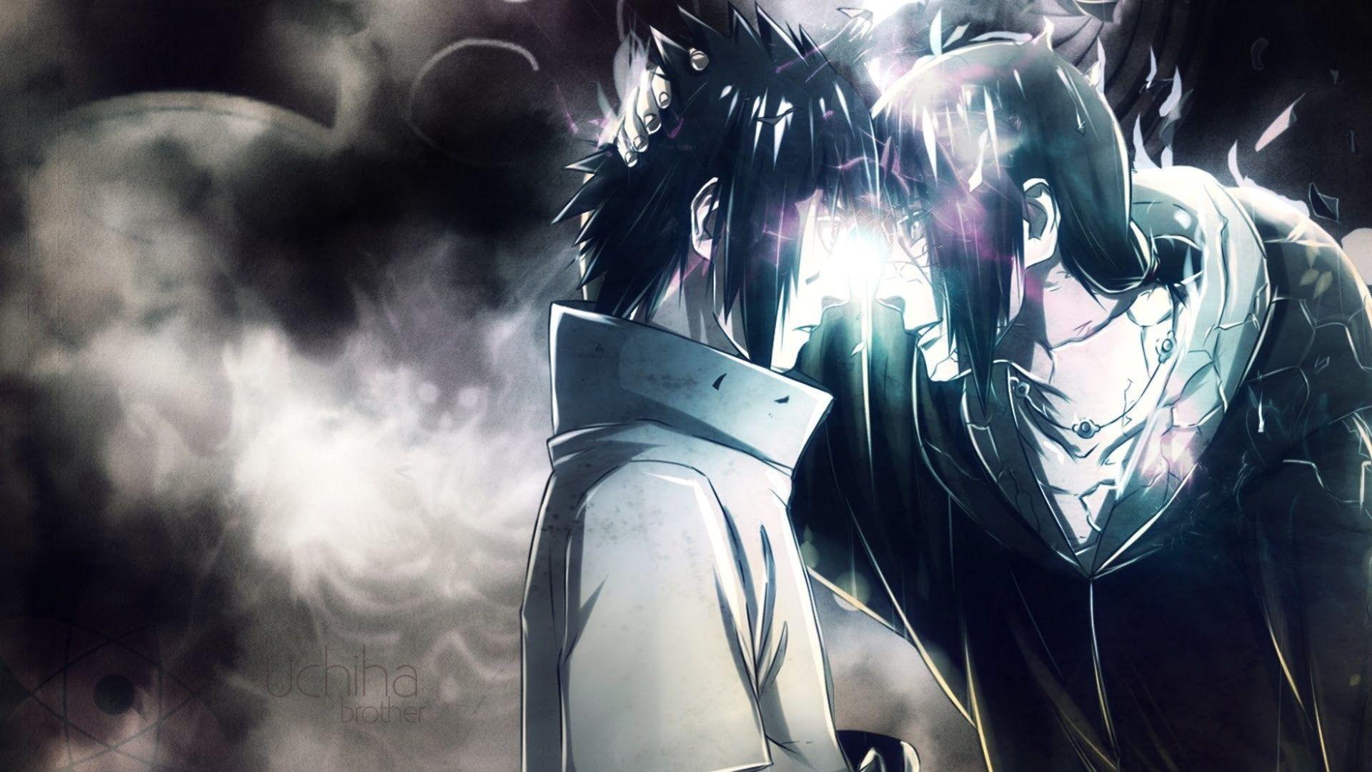 1920x1080 Itachi Sasuke Desktop Wallpaper .