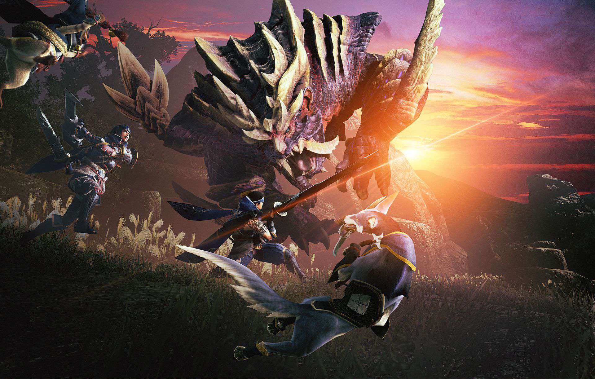 Monster Hunter Rise Wallpapers Top Free Monster Hunter Rise Backgrounds Wallpaperaccess