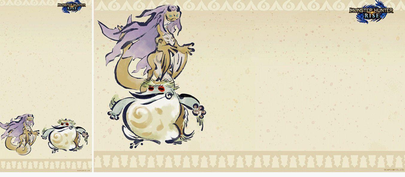 1353x590 Nintendo is releasing some Monster Hunter Rise wallpaper to celebrate its launch