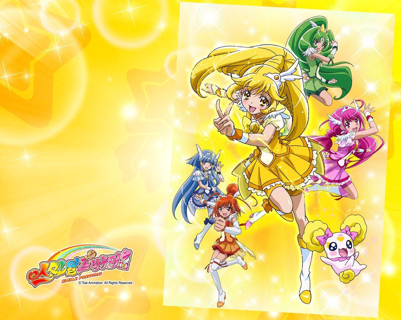 Desktop Wallpapers Fresh Precure! Anime female 3412x2318