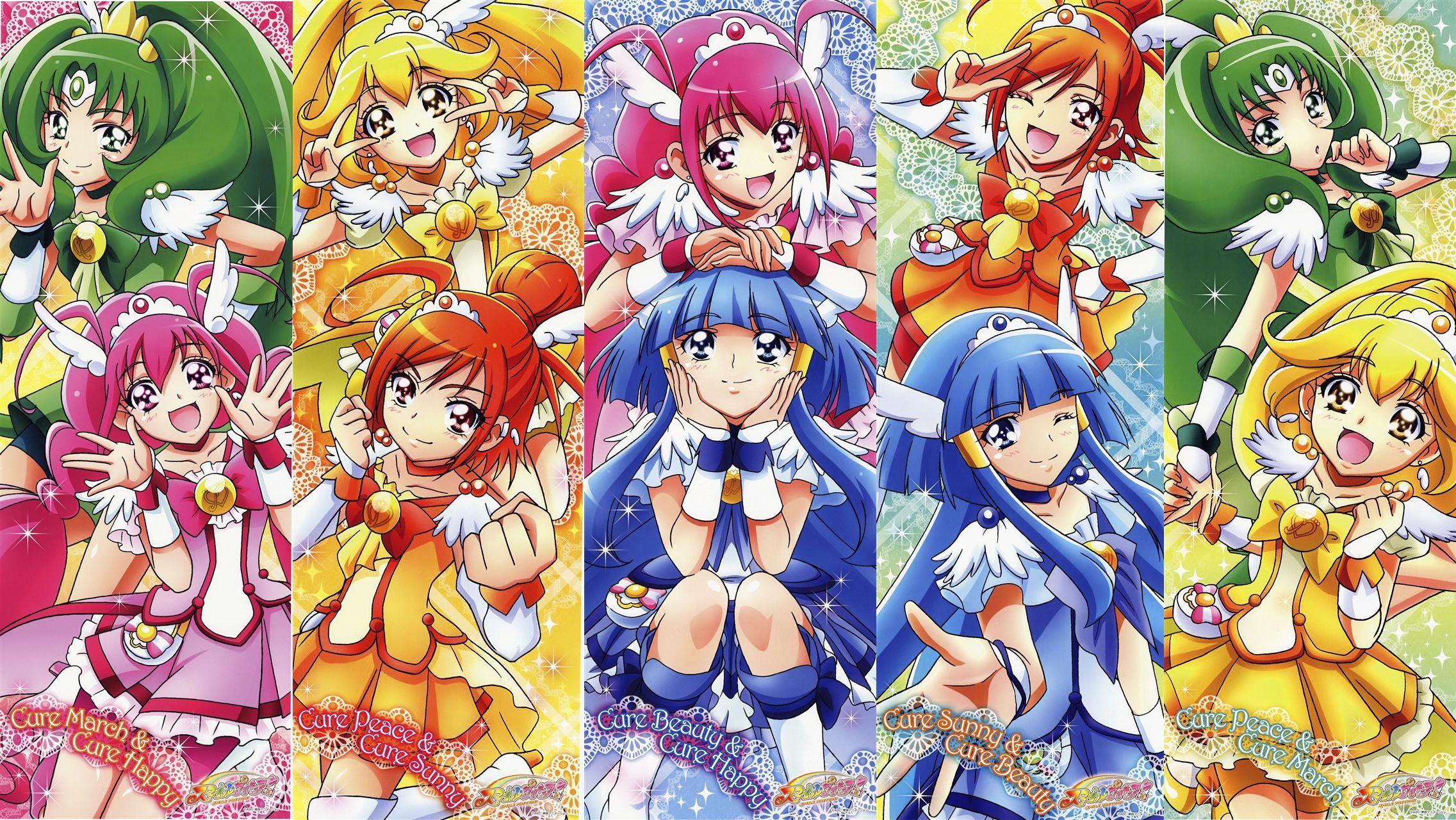 2273x1280 Smile Precure Poster. Glitter force toys, Wallpaper wa, Anime