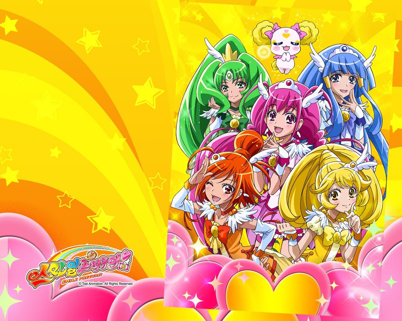 Desktop Wallpapers Fresh Precure! Anime female 3412x2318