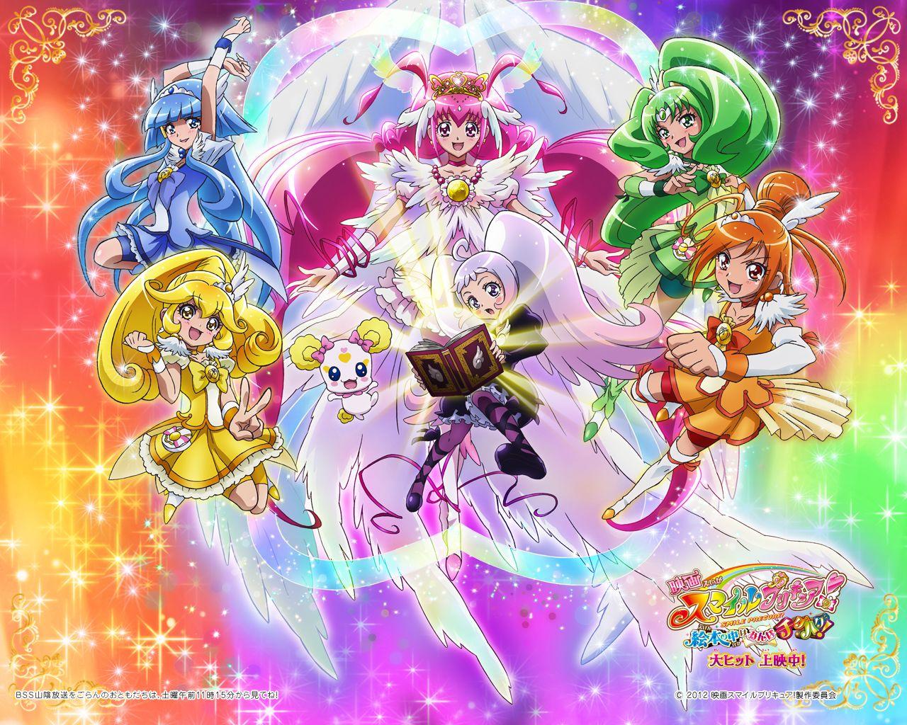 Desktop Wallpapers Fresh Precure! Anime female 3412x2318