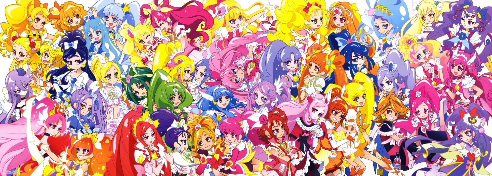 1956x700 HappinessCharge Precure! Fresh Precure! Futari wa Precure Smile Precure! wallpaperx3950