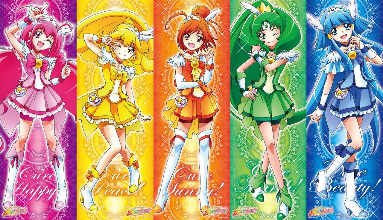 1280x737 Smile Precure!. Precure all stars