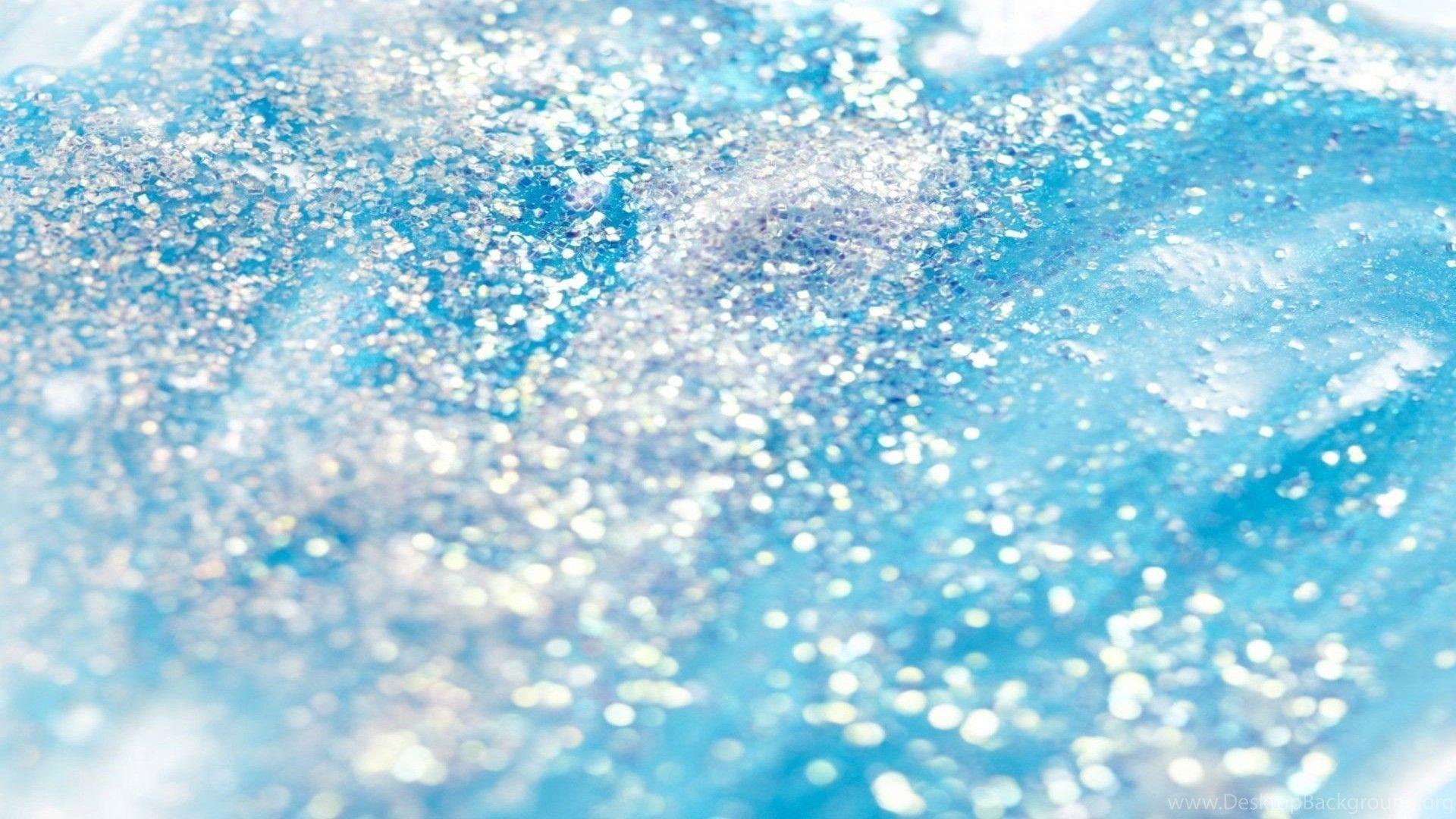 1920x1080 Teal Glitter Desktop Wallpaper