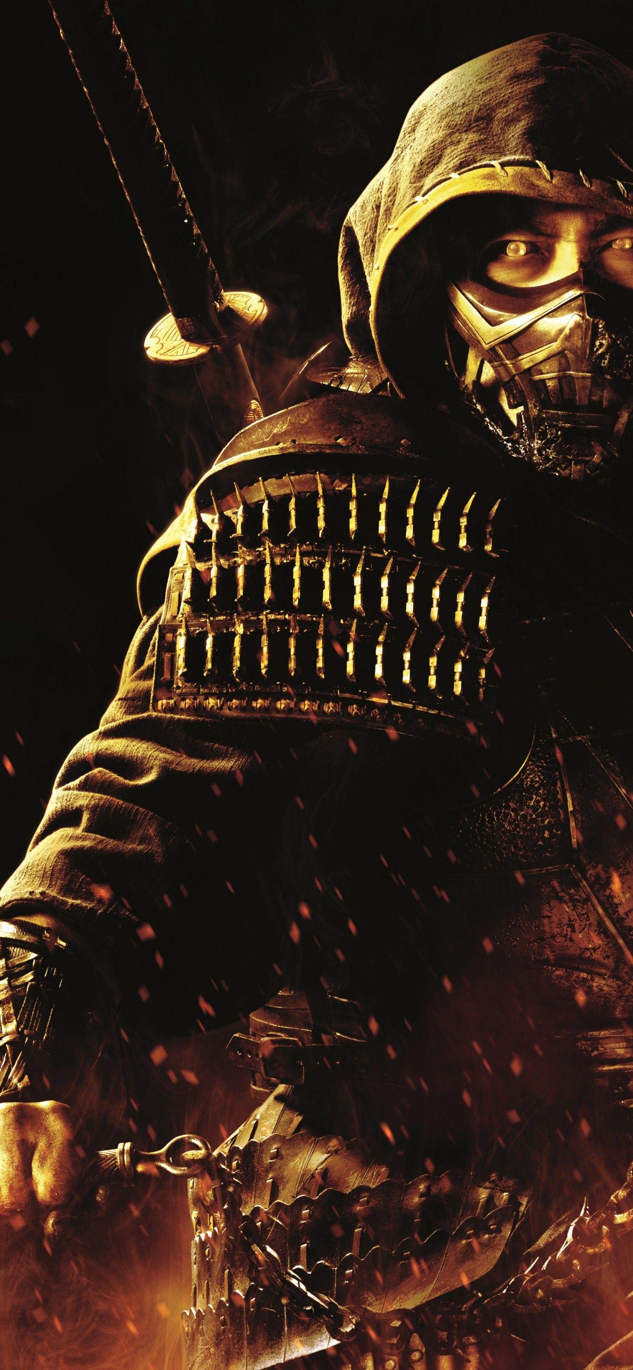 1284x2778 Scorpion 4K Hình nền, Mortal Kombat, Phim 2021
