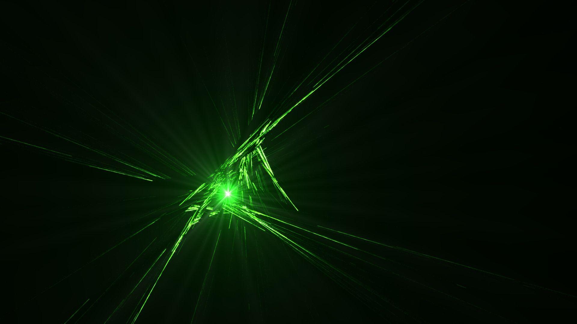 1920x1080 Black And Green Abstract Wallpaper