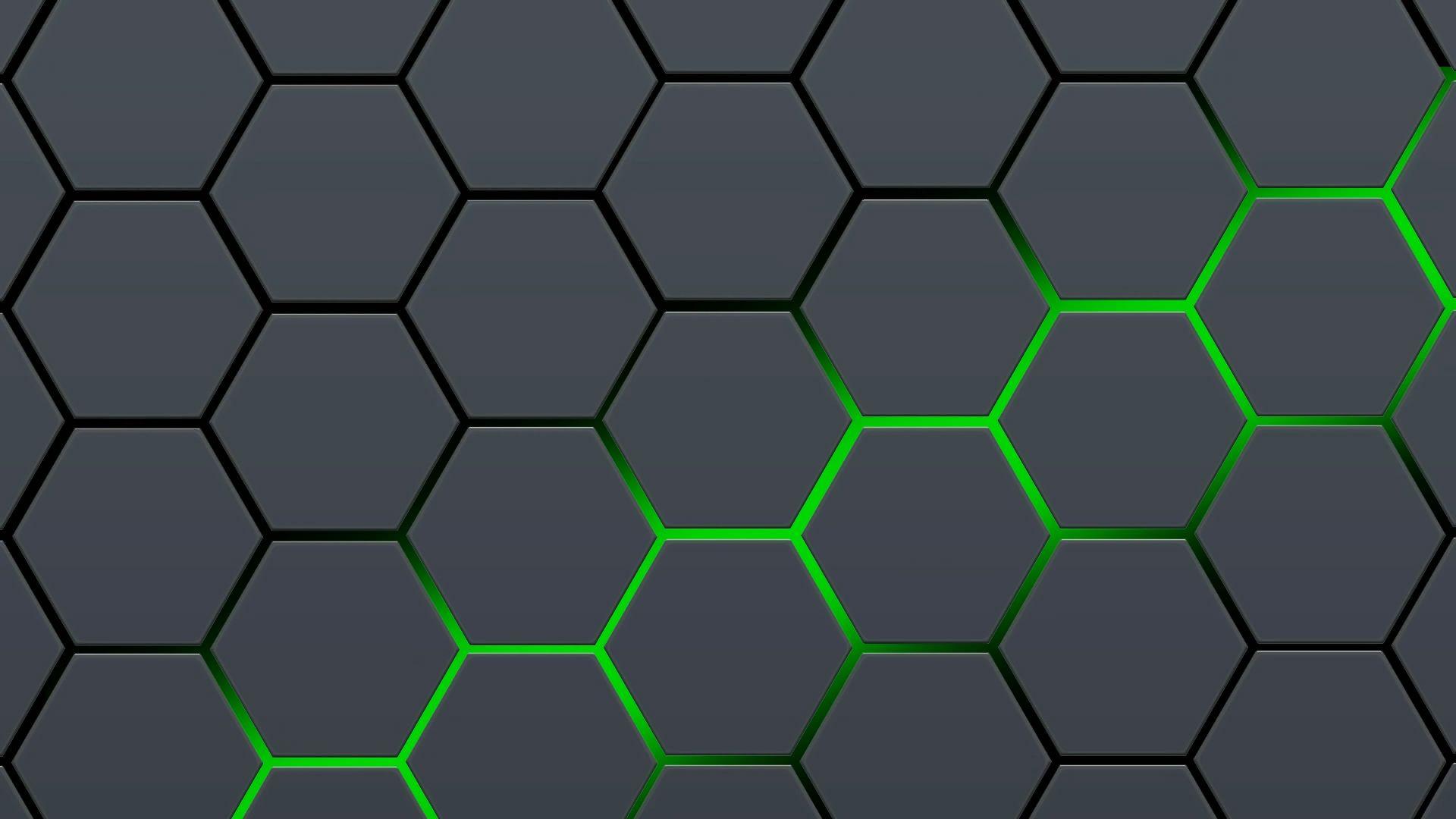 1920x1080 Green And Black Abstract Background