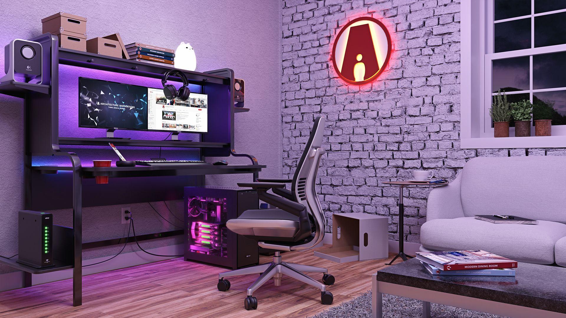 Gaming Room Wallpapers Top Free Gaming Room Backgroun - vrogue.co