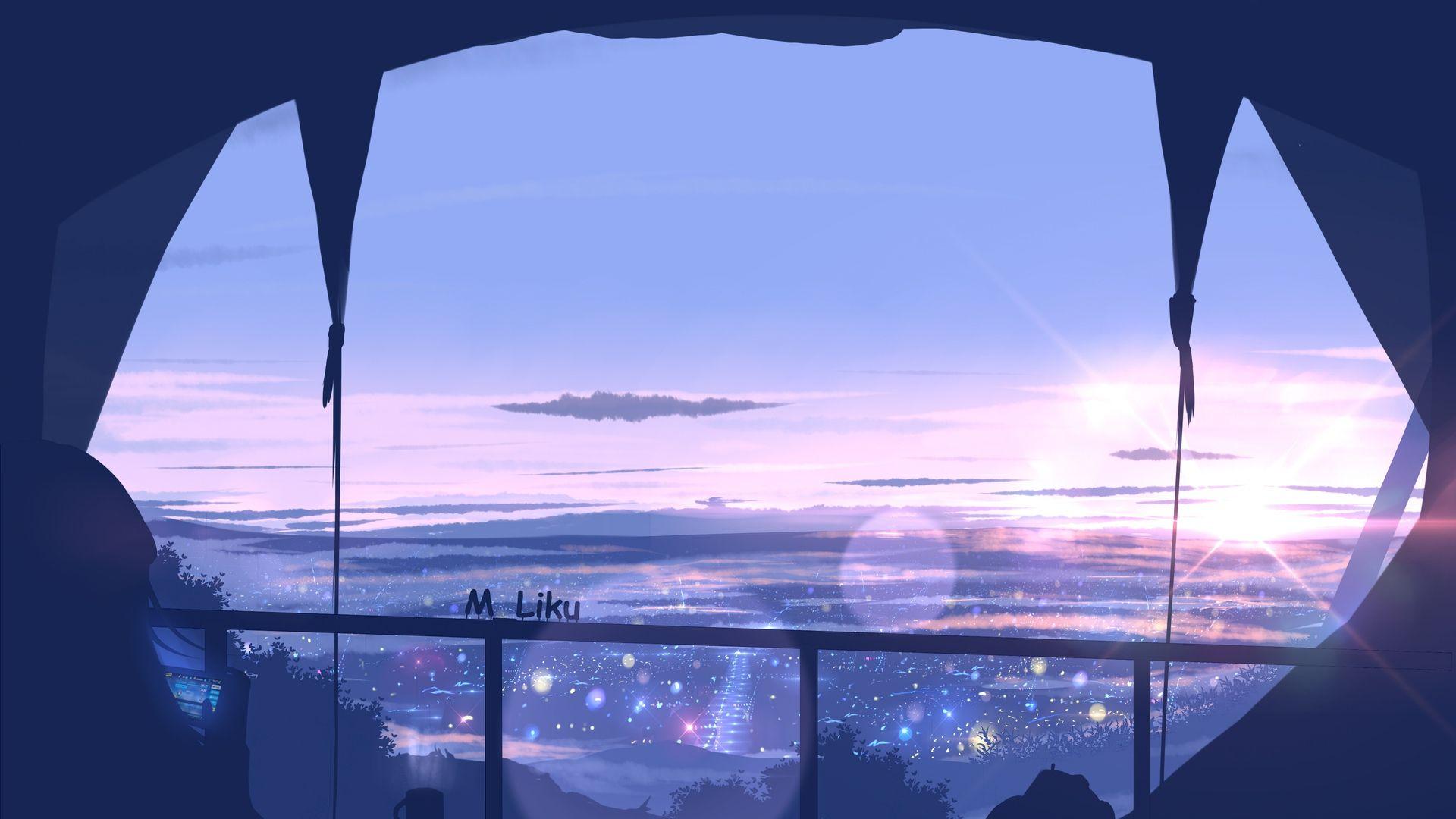 1920x1080 1080P Anime Scenery .