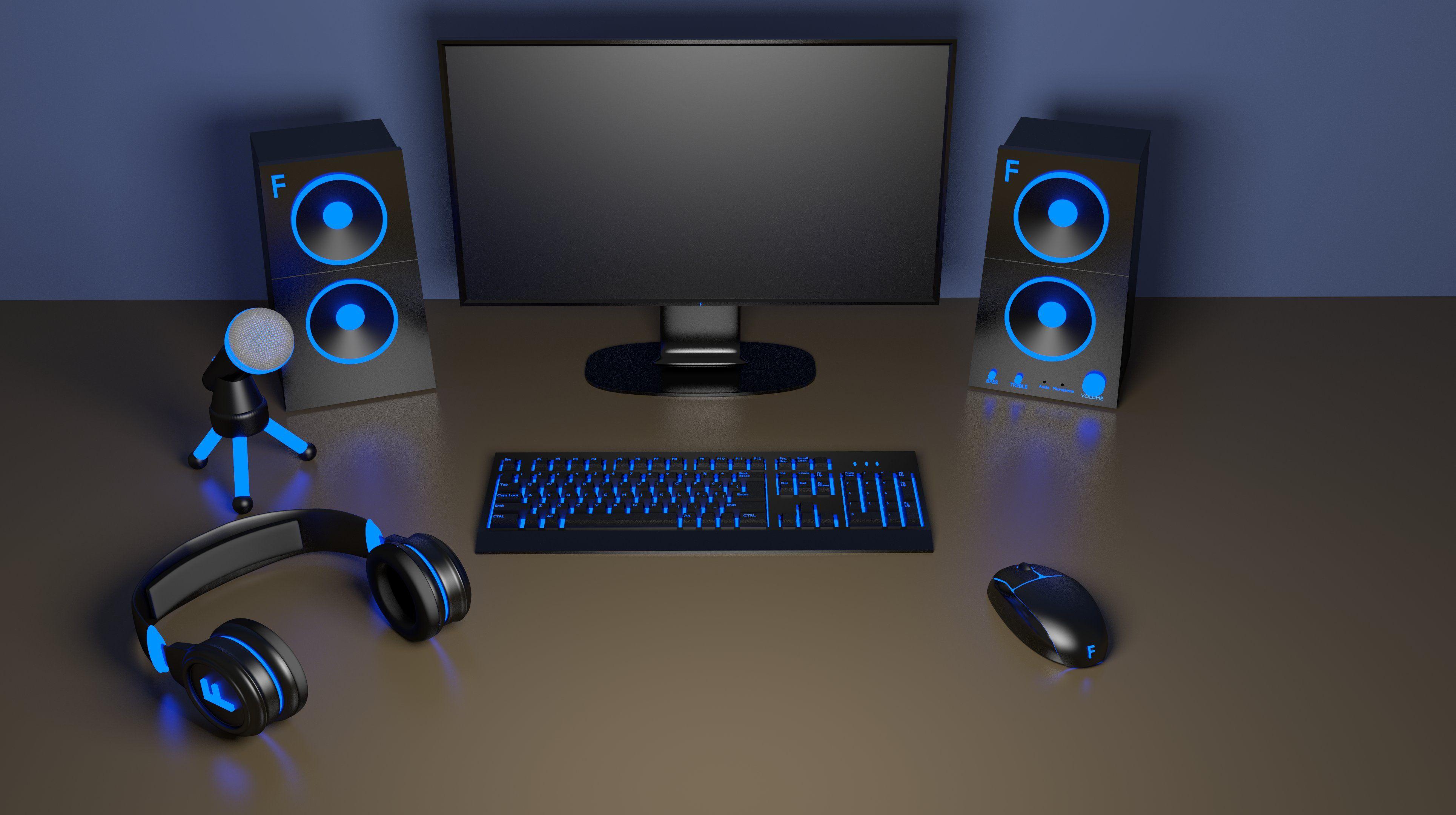 3860x2160 HD Desktop Setup Wallpaper