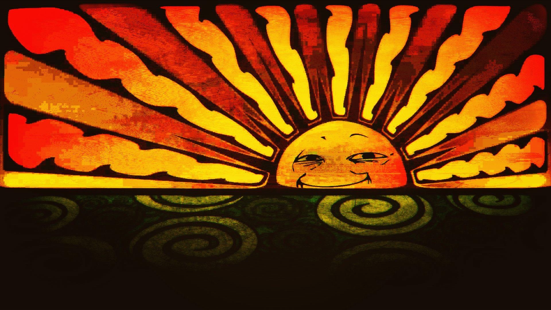 Art Wallpaper Wallpaper Sun - Riset