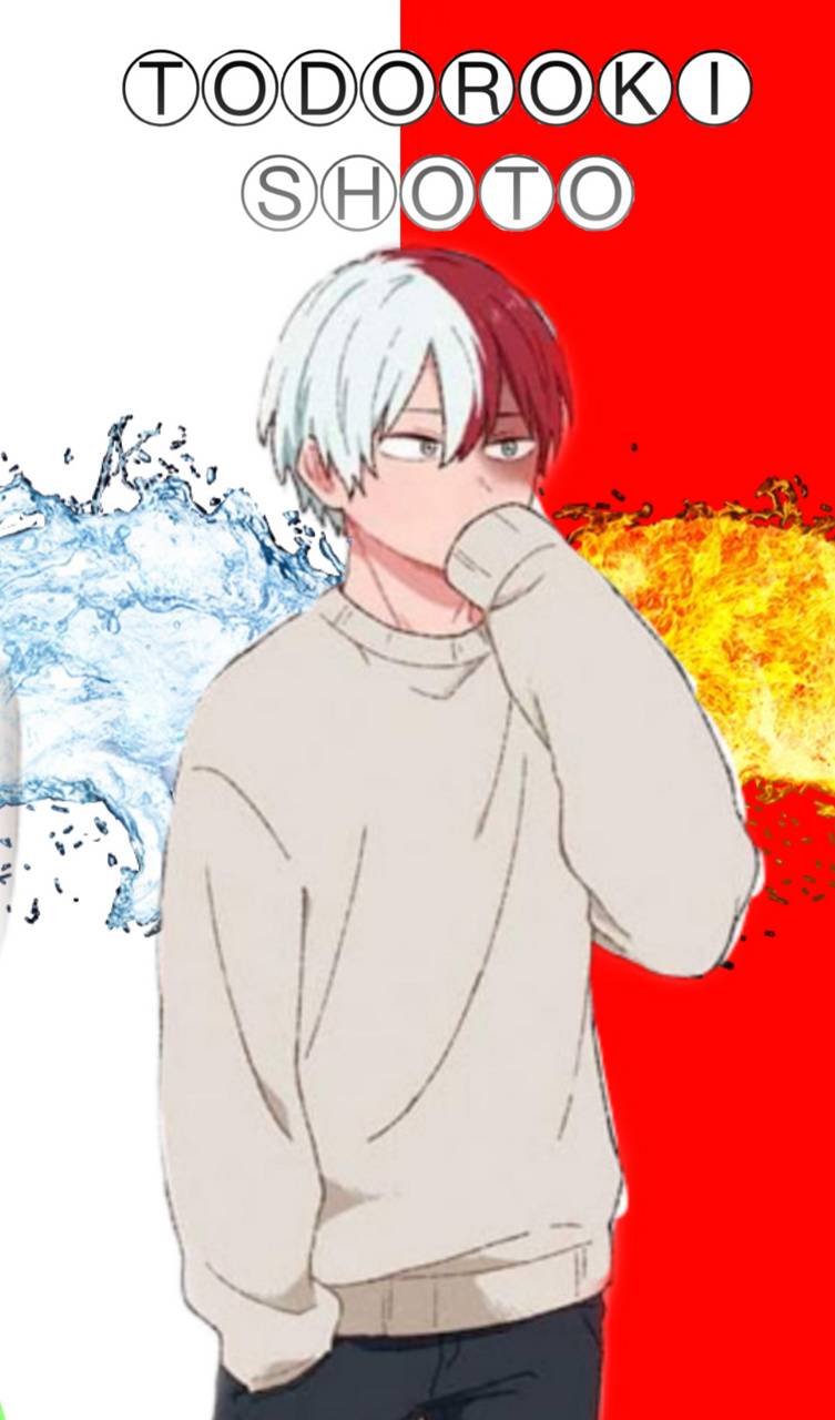 753x1280 Todoroki Aesthetic wallpaper