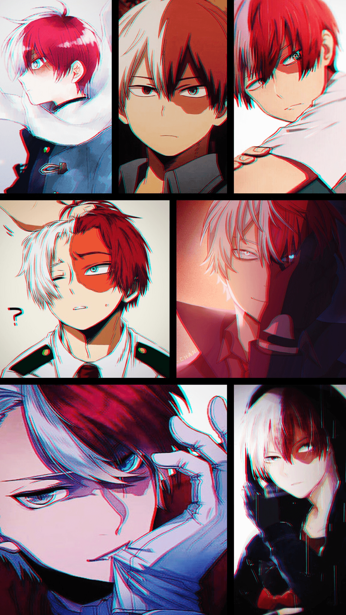 1125x2000 Todoroki Aesthetic Wallpaper .