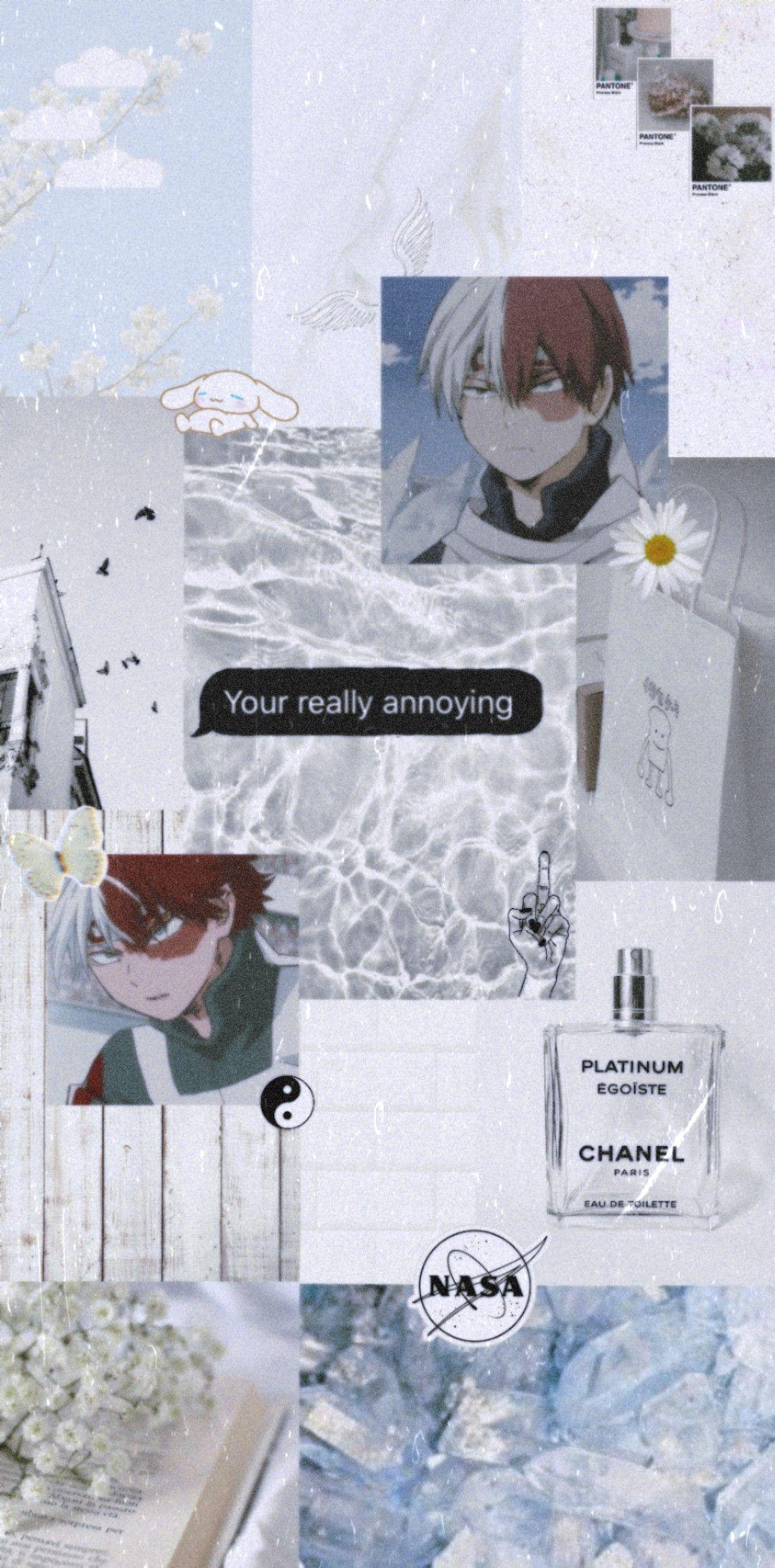 1080x2186 white aesthetic bnhatodoroki todoroki Image