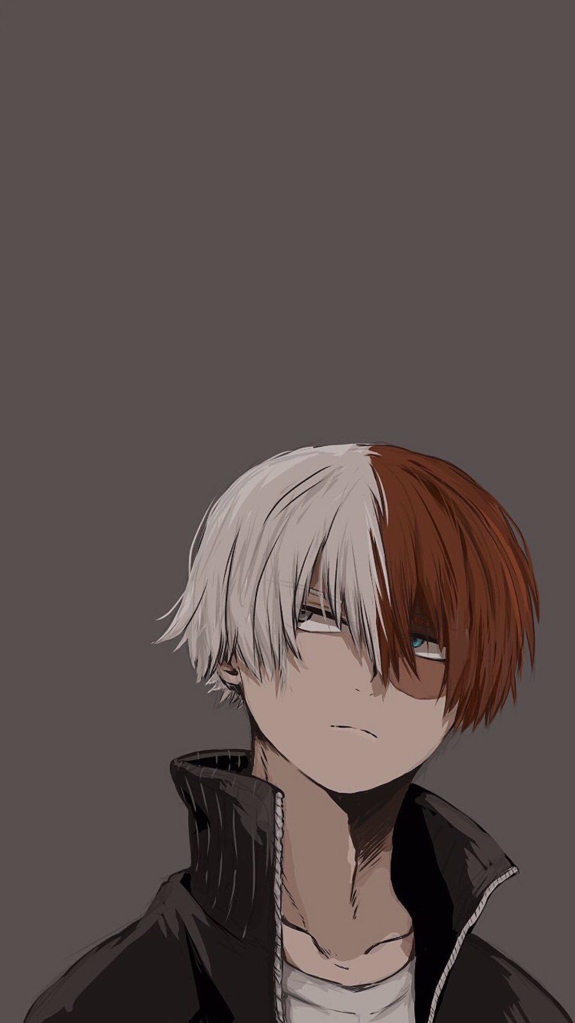 1152x2048 Todoroki Aesthetic Wallpaper
