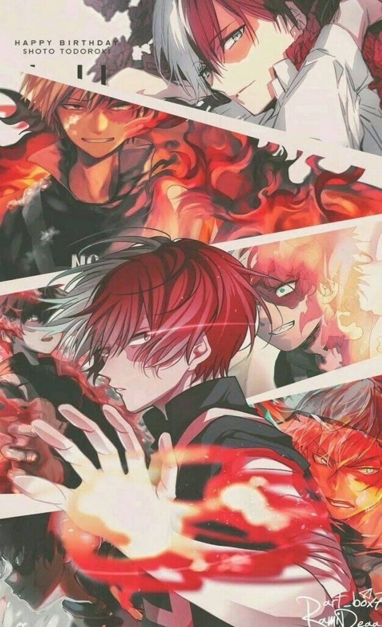 780x1280 Todoroki Aesthetic Wallpaper