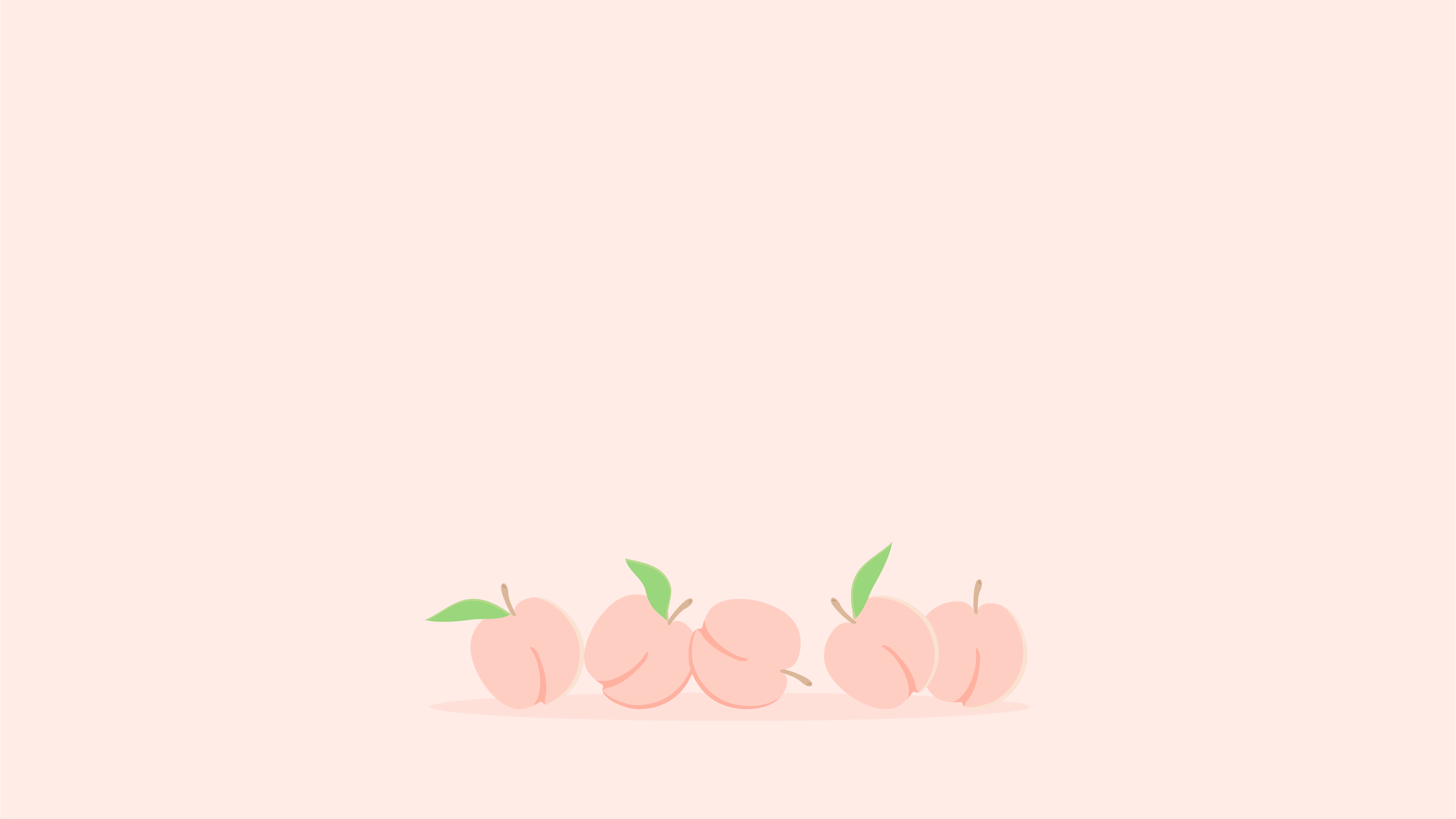 Peach Aesthetic Desktop Wallpapers - bigbeamng