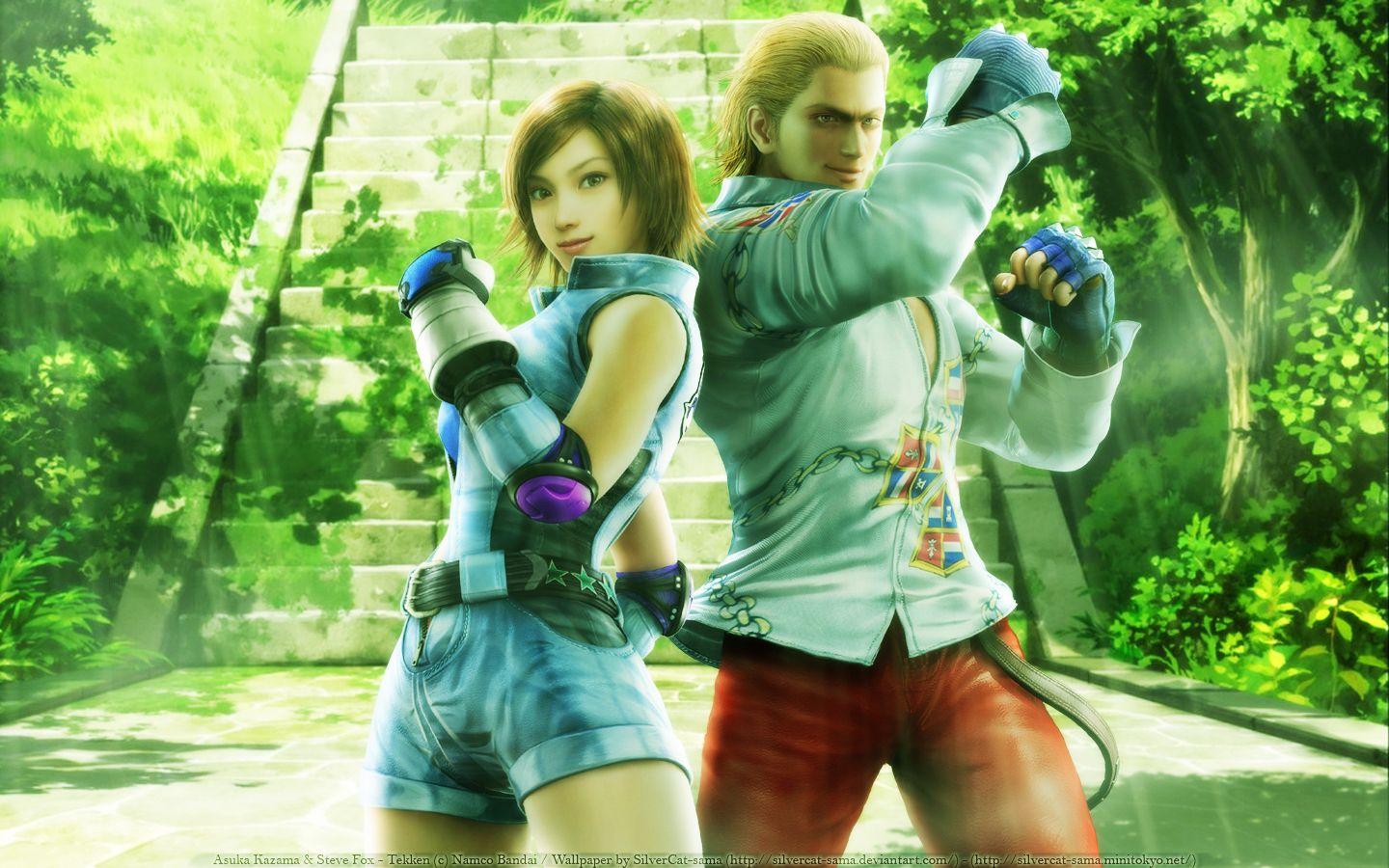 1440x900 Tekken Wallpaper: Asuka and Steve
