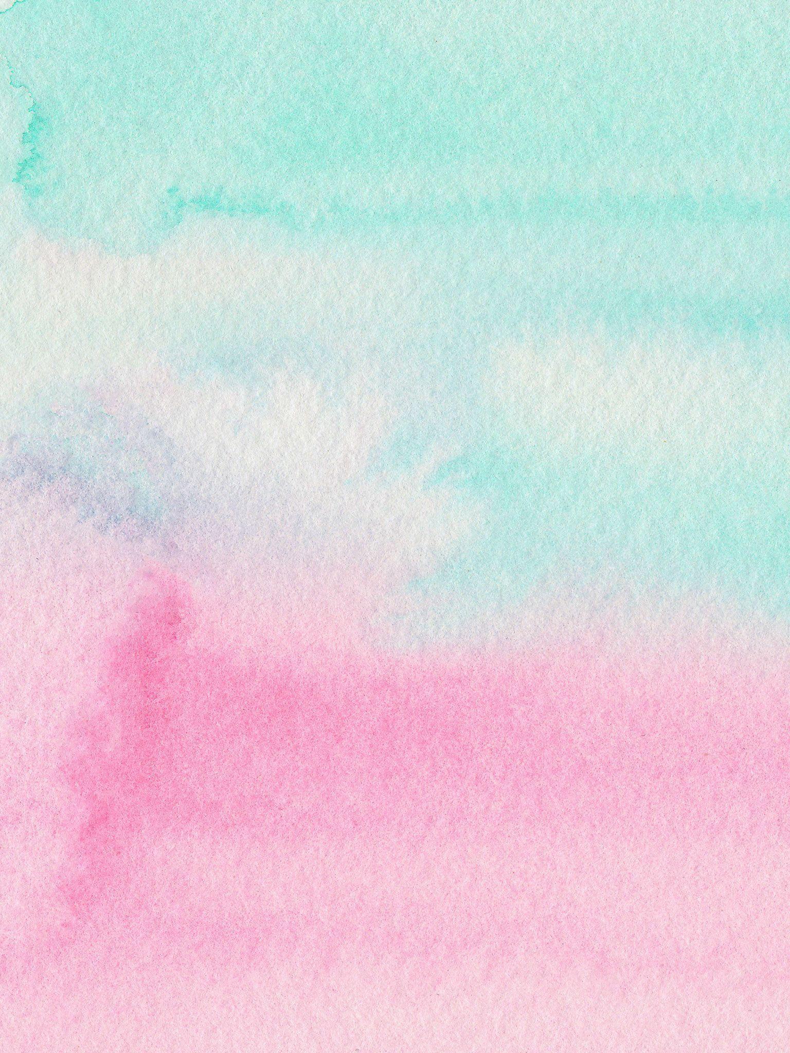 1536x2048 Ombre Watercolor iPhone Background .