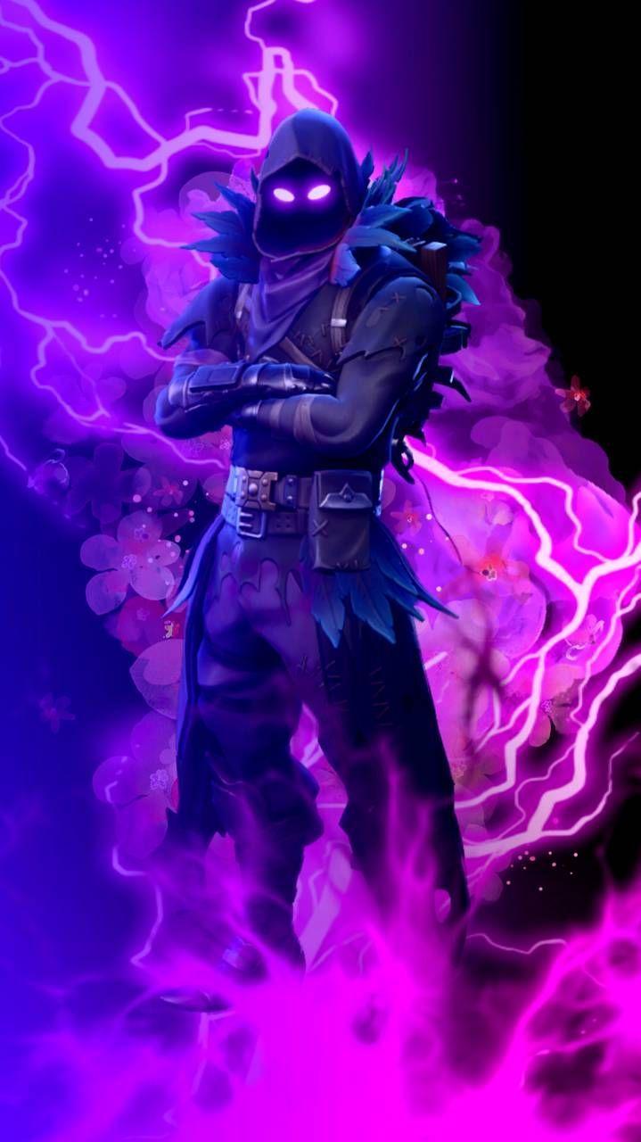 719x1280 Logo Raven Fortnite Wallpaper