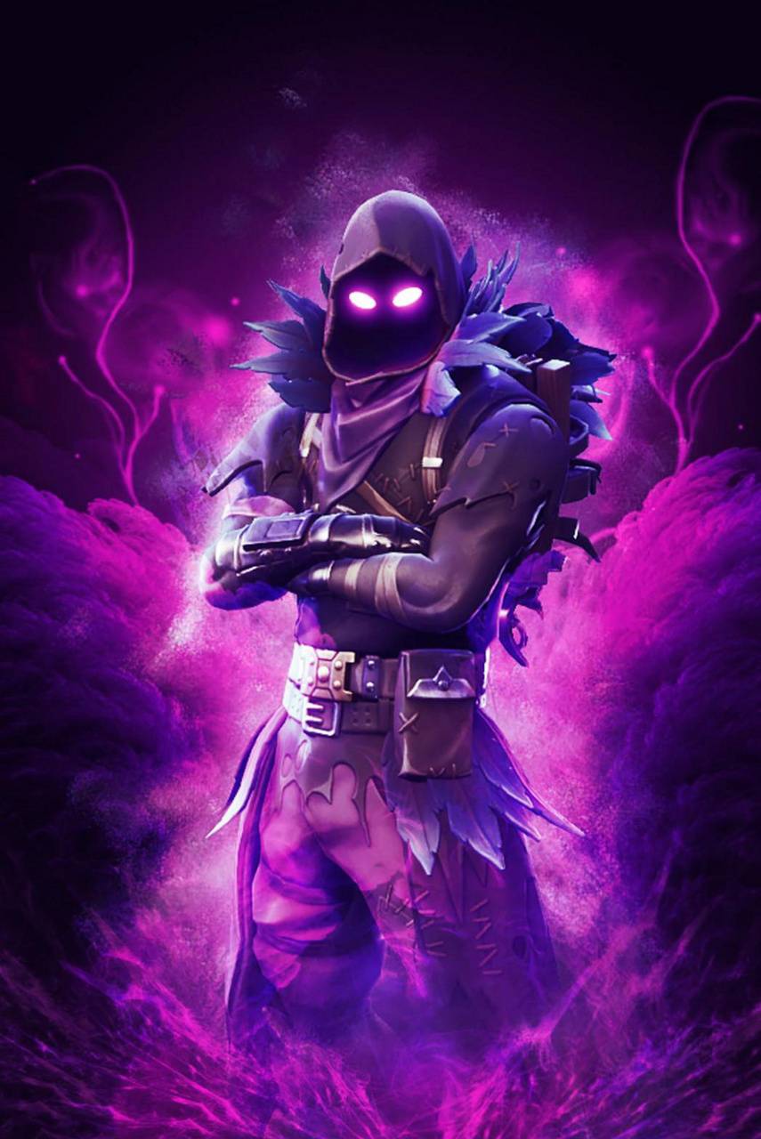 855x1280 Fortnite The Raven wallpaper
