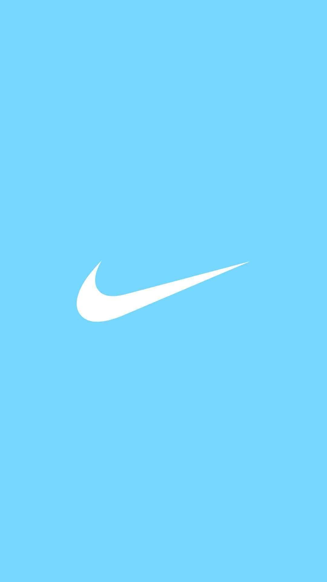1080x1920 Cute Nike Blue Wallpaper