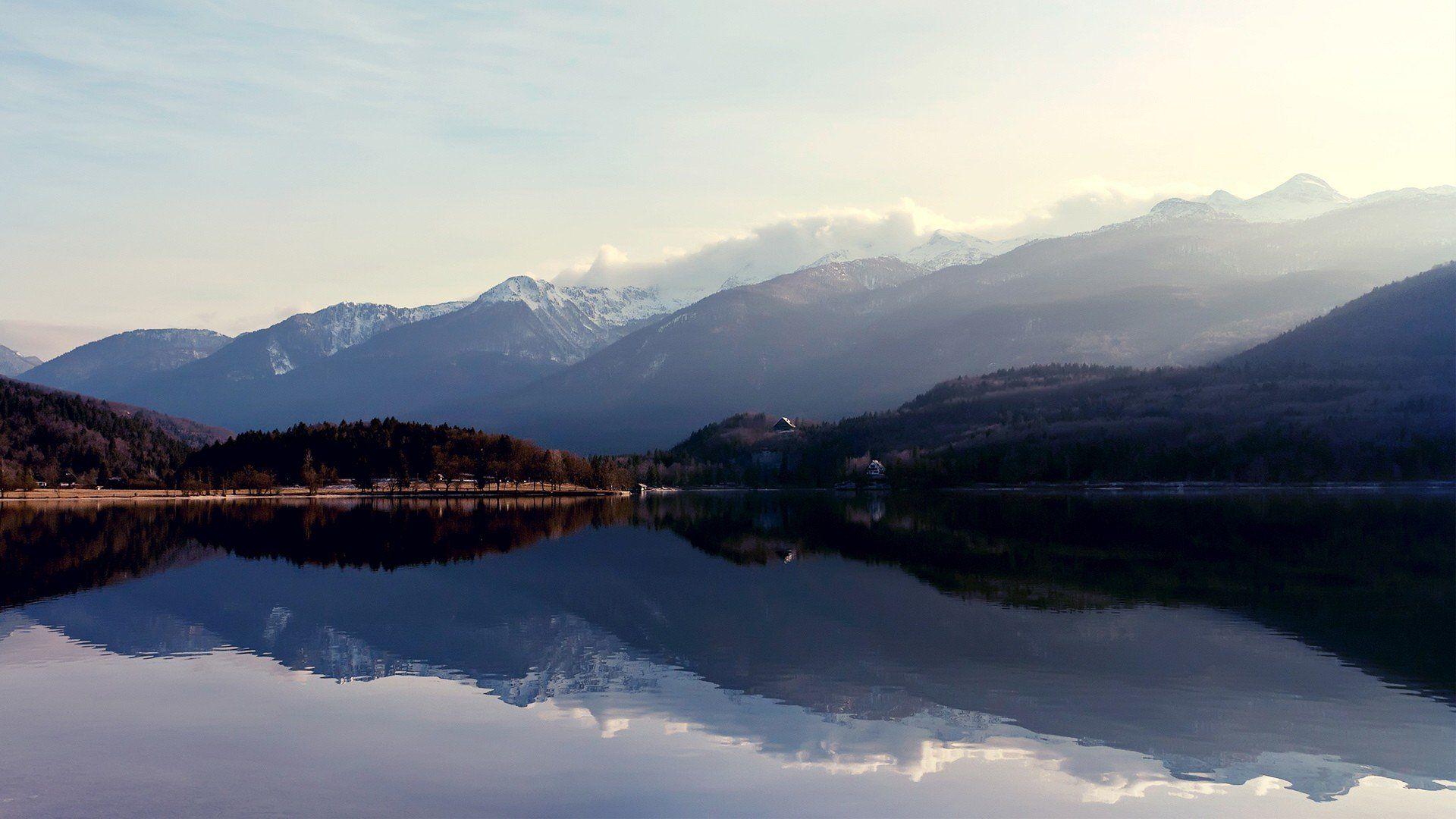 1920x1080 nature, Mountain, Forest, Landscape, Fog, Lake, Ultrahd, 4k, Wallpaper HD / Desktop and Mobile Background