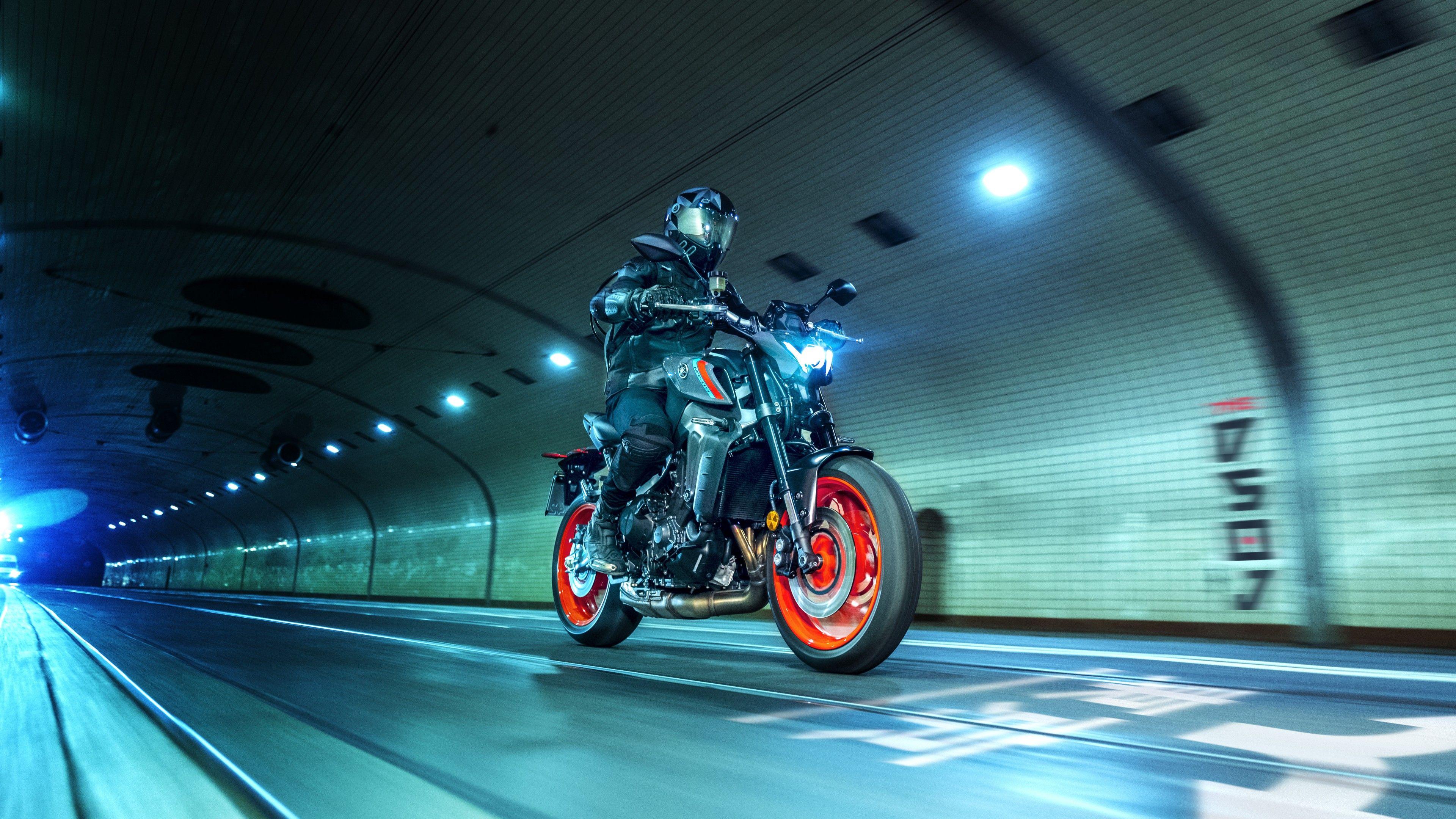 3840x2160 Yamaha MT 09 4K Wallpaper, Naked Bikes, 5K, Bikes