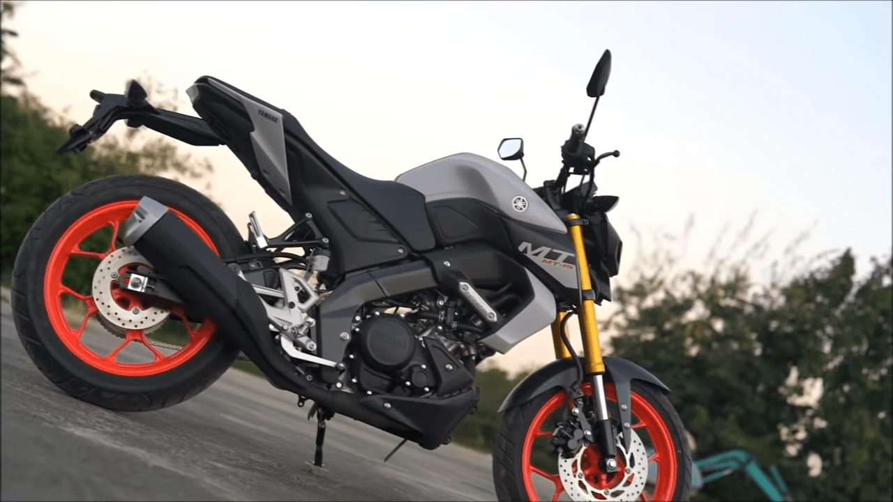 1280x720 White Yamaha MT 15 Wallpaper