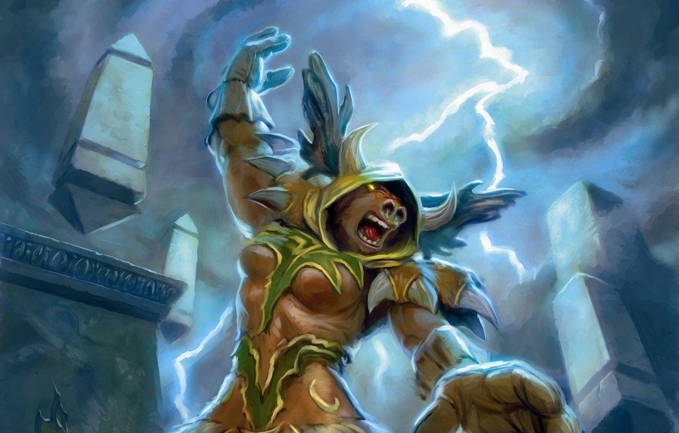 1332x850 Wallpaper wow, world of warcraft, Tauren, druid, Horde, Morova of the sand, tauren.druid image for desktop, section игры