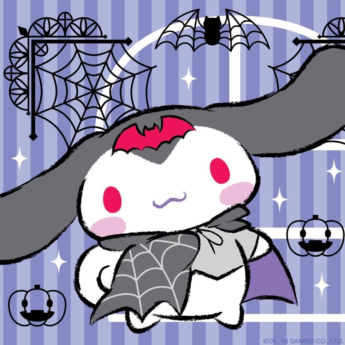 1200x1200 Cinnamoroll is ready for Halloween with a spooky cute costume!. Cute characters, Sanrio characters, Hello kitty