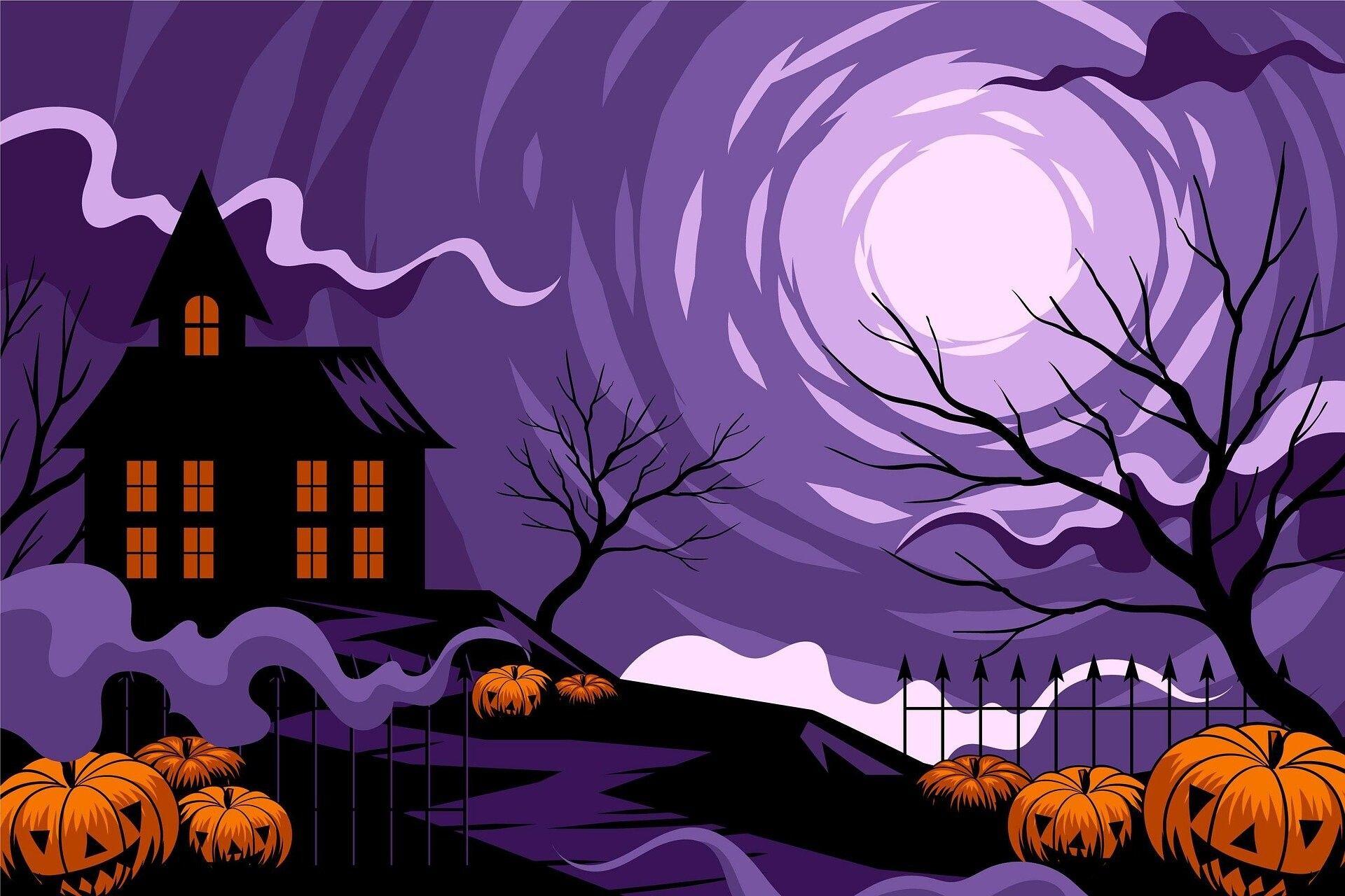 1920x1280 Awesome Halloween Zoom Background To Download