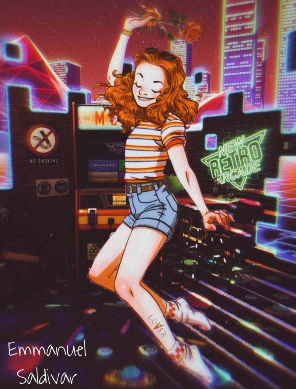 973x1280 80s retro wallpaper