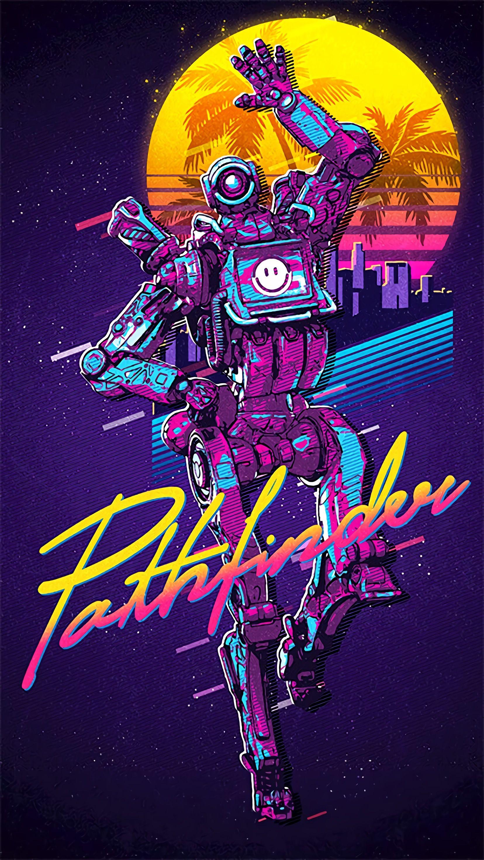 1656x2944 80s Retro Phone Wallpaper .