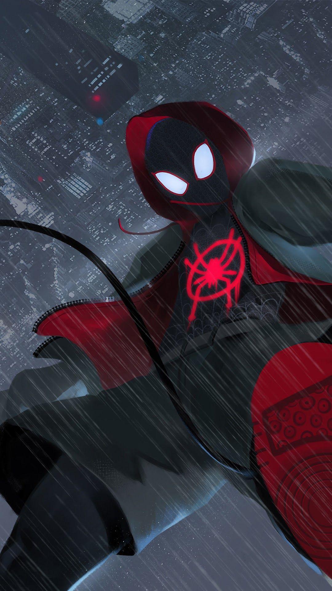 1080x1920 Miles Morales Spider Man: Into The Spider Verse 4K Wallpaper