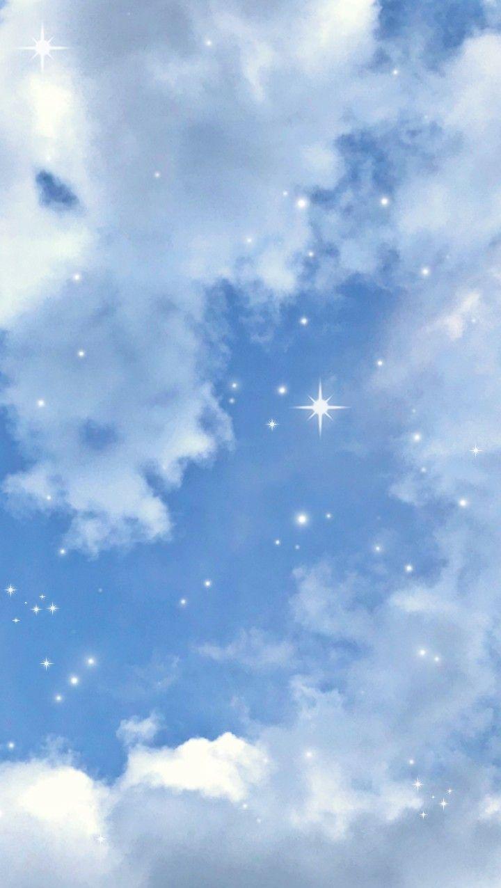 720x1276 Clouds. Blue wallpaper iphone, Anime scenery wallpaper, iPhone wallpaper tumblr aesthetic