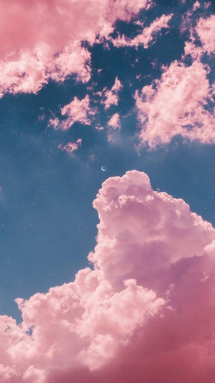 736x1308 wallpaper. iPhone wallpaper sky, Night sky wallpaper, Pink clouds wallpaper