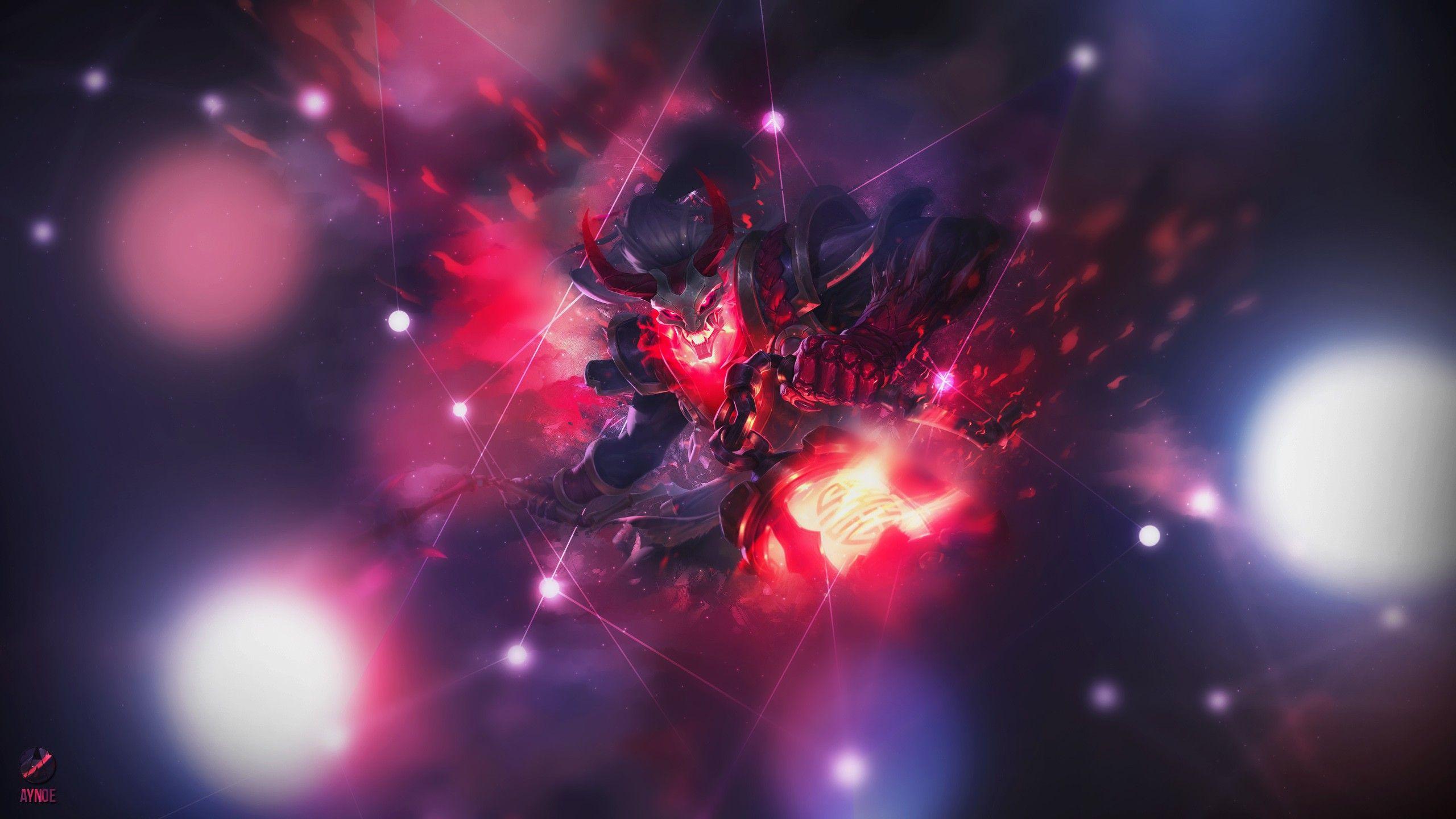 2560x1440 Blood Moon Thresh. Wallpaper & Fan Arts. League Of Legends