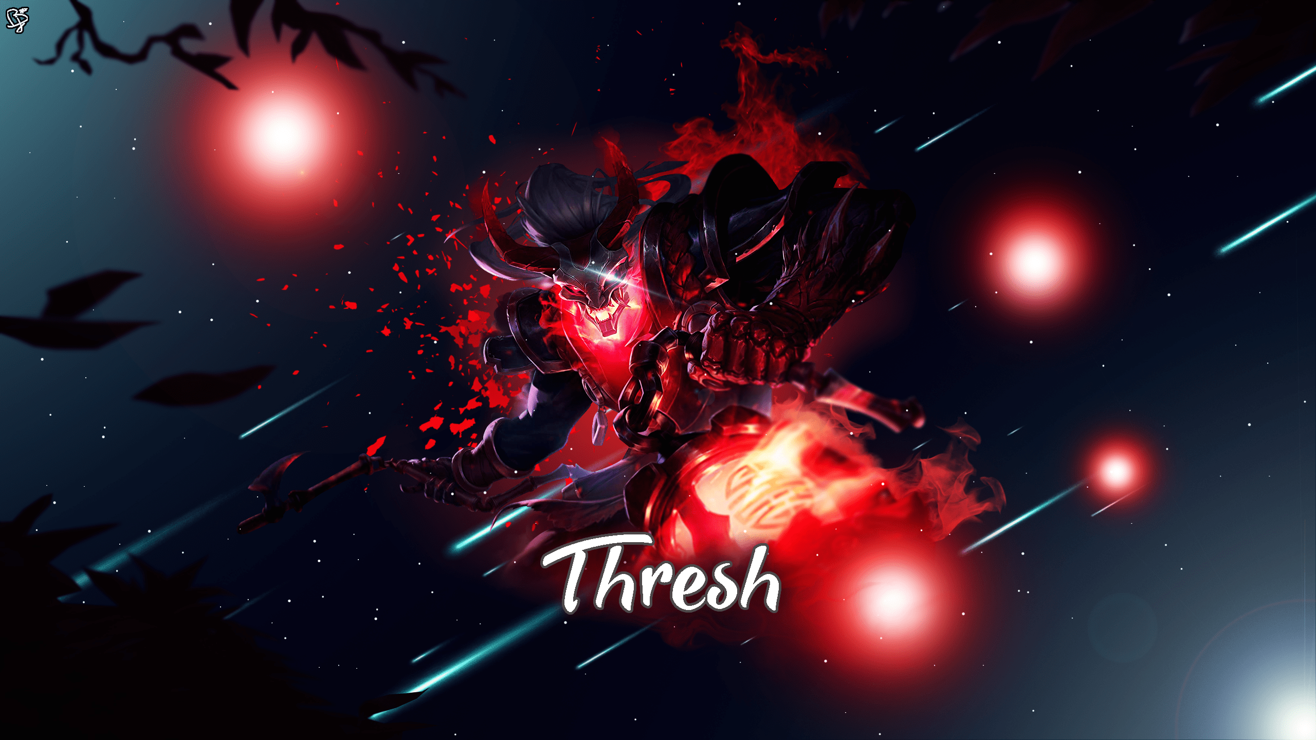 2560x1440 High Noon Thresh Wallpaper 4K .