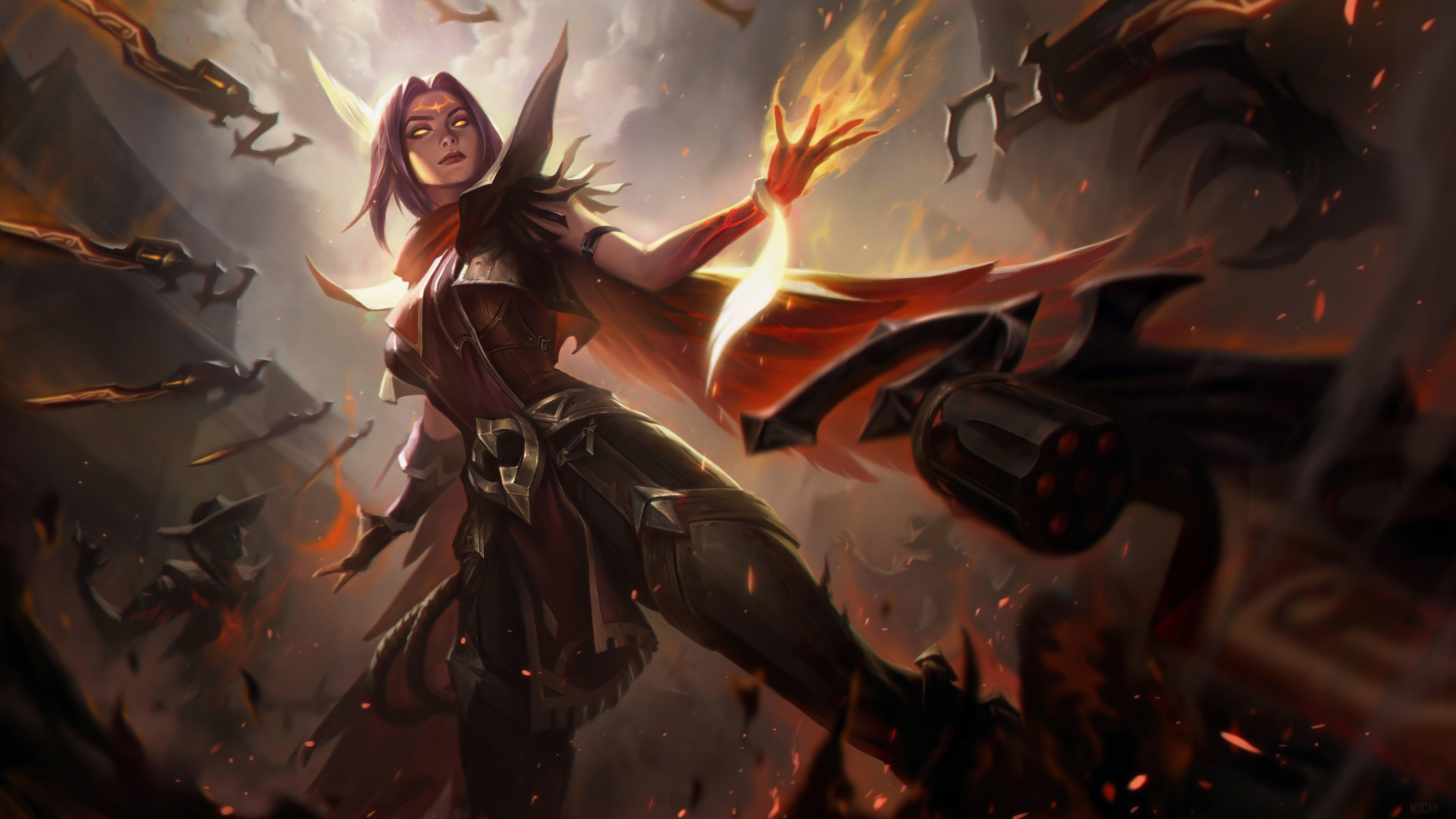 7680x4320 High Noon, Irelia, Splash Art, League of Legends, LoL, Video Game 4k wallpaper. Mocah HD Wallpaper