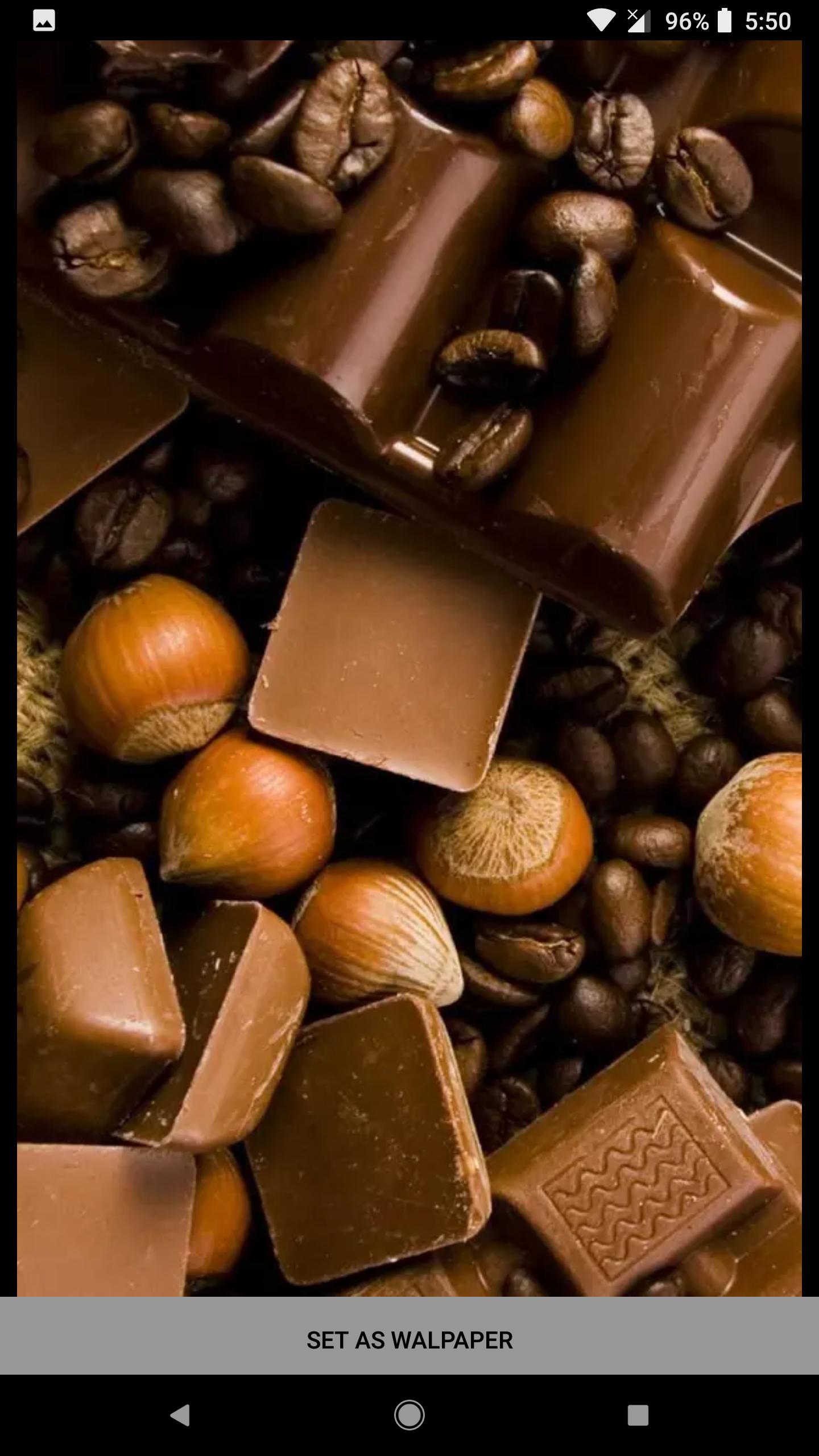 1440x2560 Chocolate Brown Color Wallpaper for Android