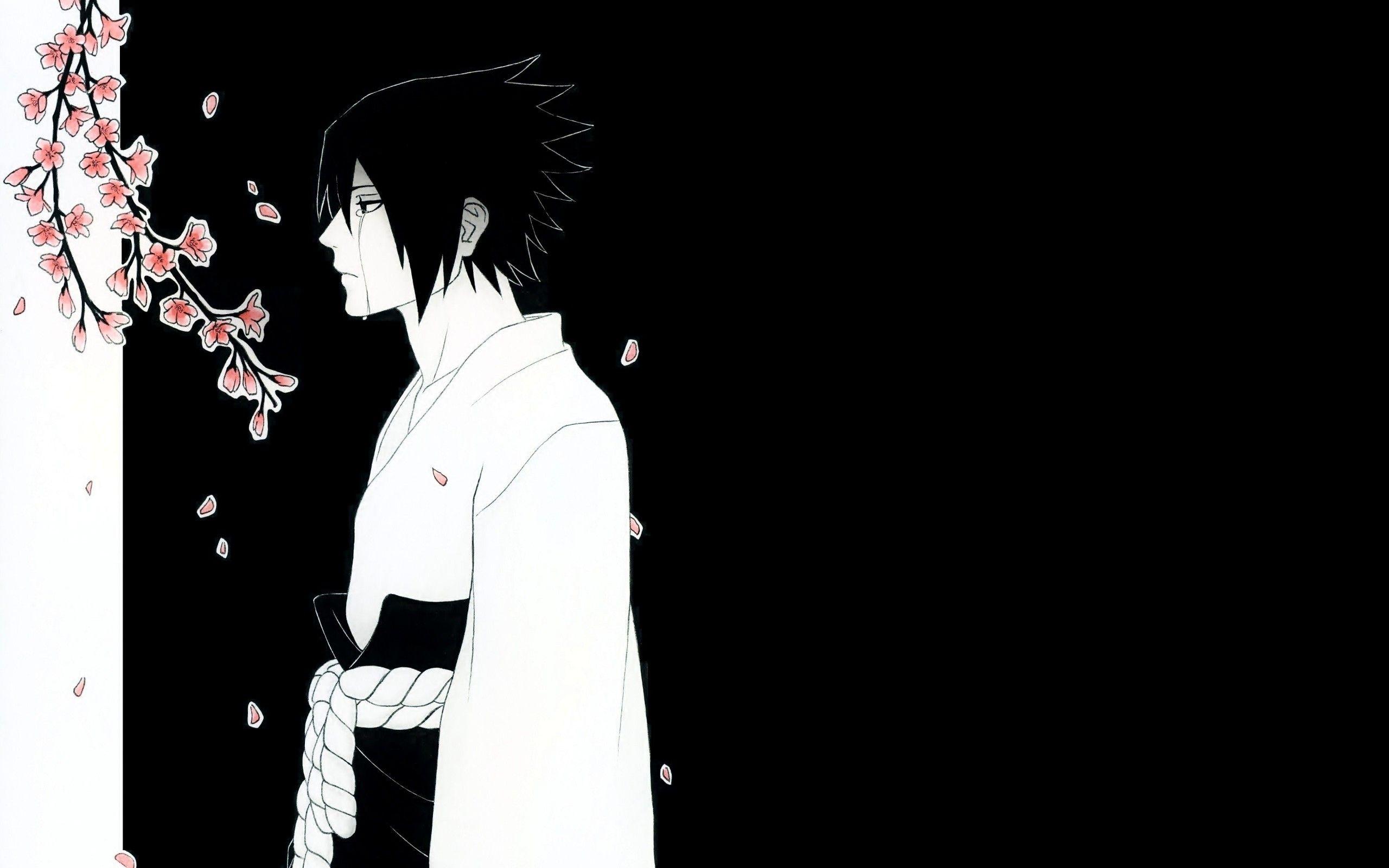 2560x1600 Sasuke Black Desktop HD Wallpaper