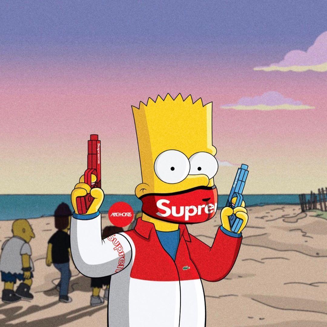 1080x1080 Likes, 54 Comments Wallpaper Bart Simpson HD Wallpaper