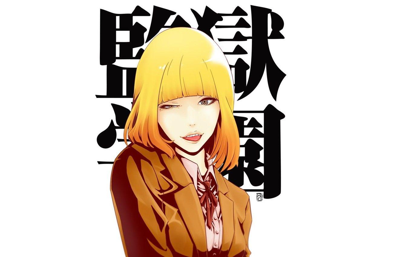 1332x850 Wallpaper anime, Hana midorikawa, prison school image for desktop, section прочее