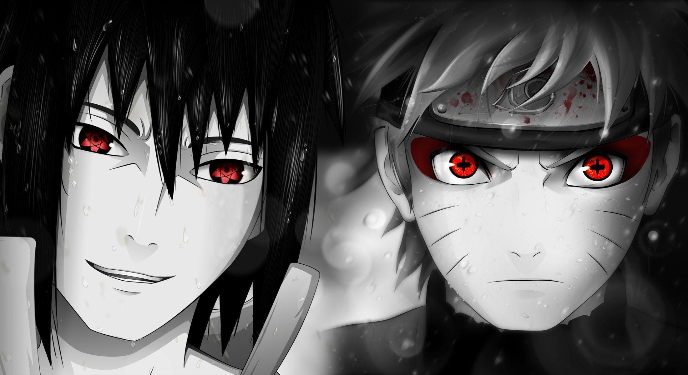 2200x1200 Sasuke Uchiha Sharingan Wallpaper background picture