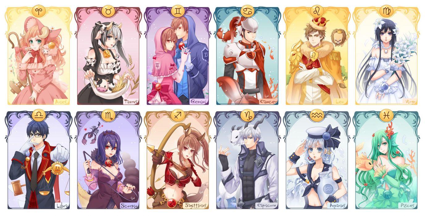 1376x700 Pisces Anime Wallpaper