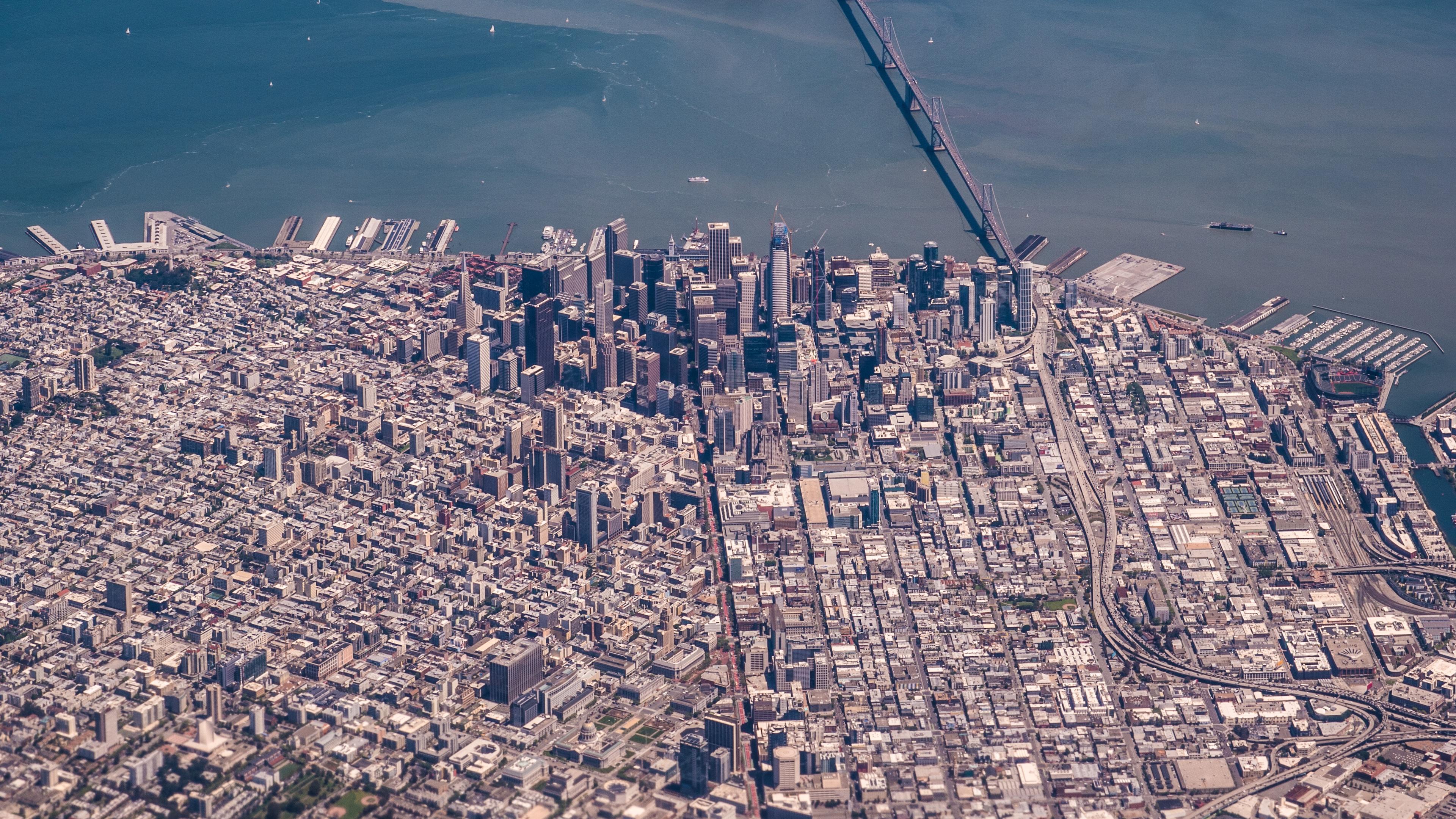 3840x2160 Aerial of San Francisco [4K][OC]