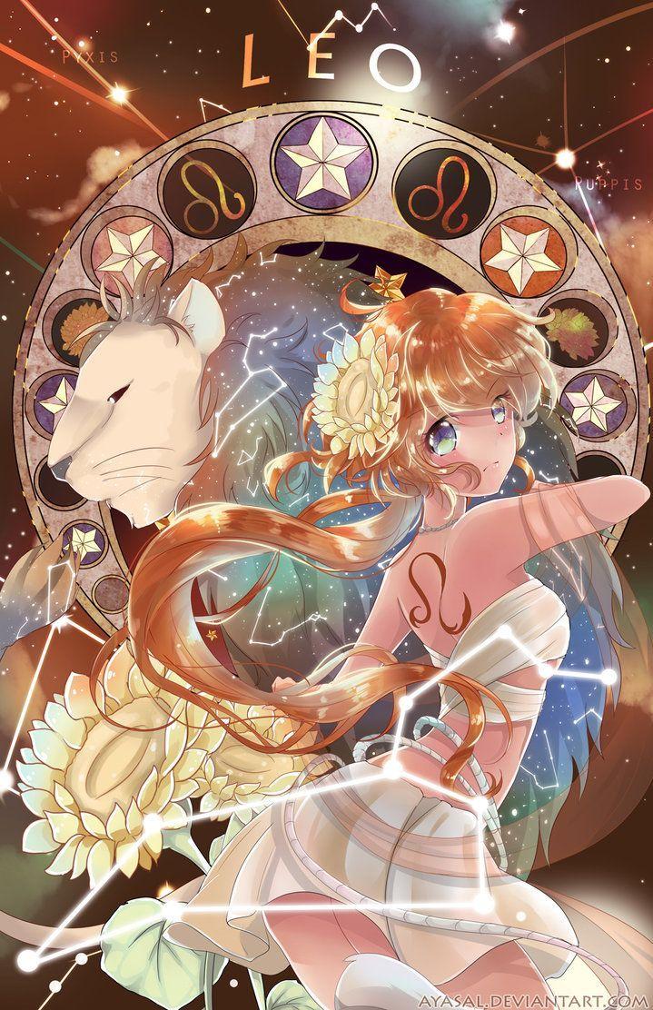 719x1112 Leo [Zodiacal Constellations] by Ayasal. Zodiaque anime, Zodiaque, Thème astrologique
